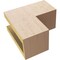 Ekena Millwork 4"W x 8"D x 8"H Classic Chapel Hill Rough Cedar Woodgrain TimberThane Corbel, Primed Tan CORUR04X08X08CHPRCPR - alternate 6